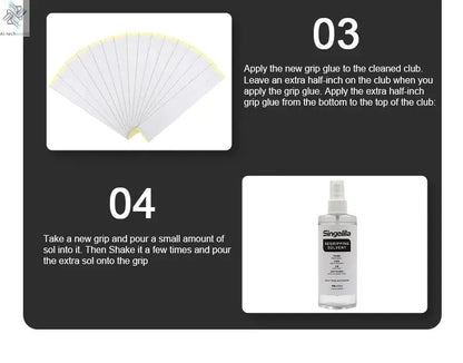 Golf Tools Golf Accessories Replace Club Grip Indoor Outdoor Fast Lightweight Simple Tools Essential Training Supplies Gift Set - Ai-TechWorld