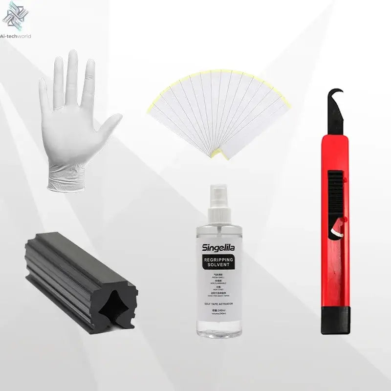 Golf Tools Golf Accessories Replace Club Grip Indoor Outdoor Fast Lightweight Simple Tools Essential Training Supplies Gift Set - Ai-TechWorld