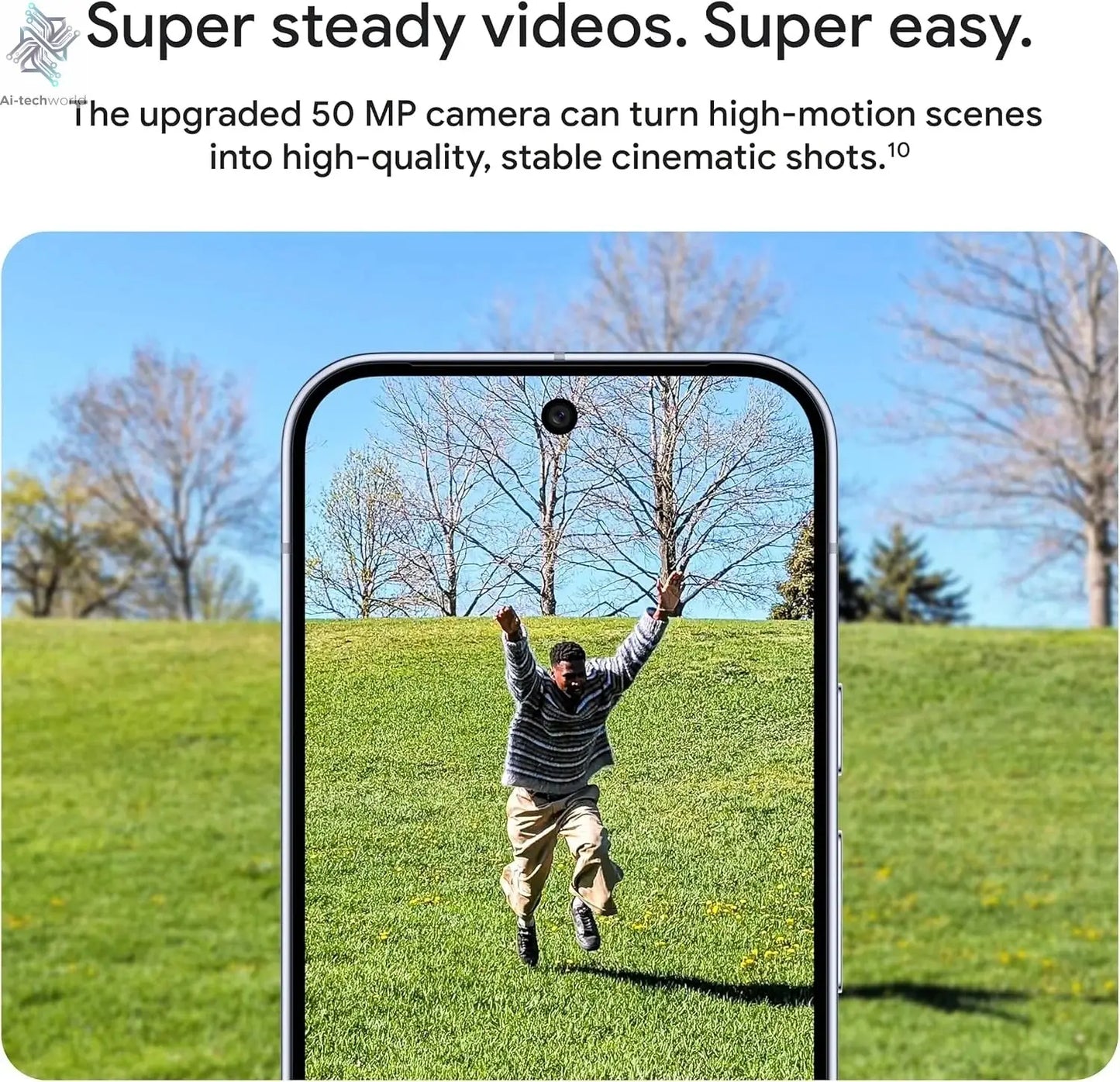 Google Pixel 10 Pro XL - 1Nano SIM+1eSIM, Tensor G5, Fast-Charging 24+ Hour Battery 5200 mah, and 6.8" Super Actua Display Ai-TechWorld 