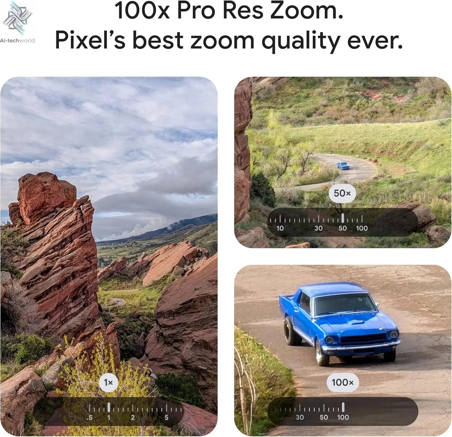 Google Pixel 10 Pro XL - 1Nano SIM+1eSIM, Tensor G5, Fast-Charging 24+ Hour Battery 5200 mah, and 6.8" Super Actua Display Ai-TechWorld 