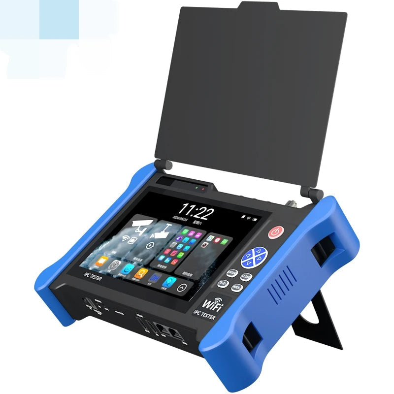 7 Inch 12MP IP HD CCTV Tester Monitor CVBS AHD CVI TVI SDI 8MP Camera Tester OTDR Optical fiber VFL TDR POE 48V Ai-TechWorld   ai-techworld