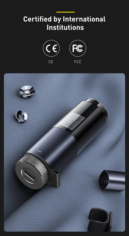 Baseus LED Display Automatic Alcohol Tester Professional Breath Alcohol Tester Rechargeable Breathalyzer Alcohol Test Tools Ai-TechWorld 