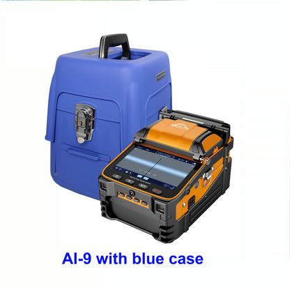 Signalfire AI-9 AI-6Ap Fusion splicer Machine 6 motor 5S splicing machine with VFL Optic power meter tool kits CE free shipping Ai-TechWorld   ai-techworld