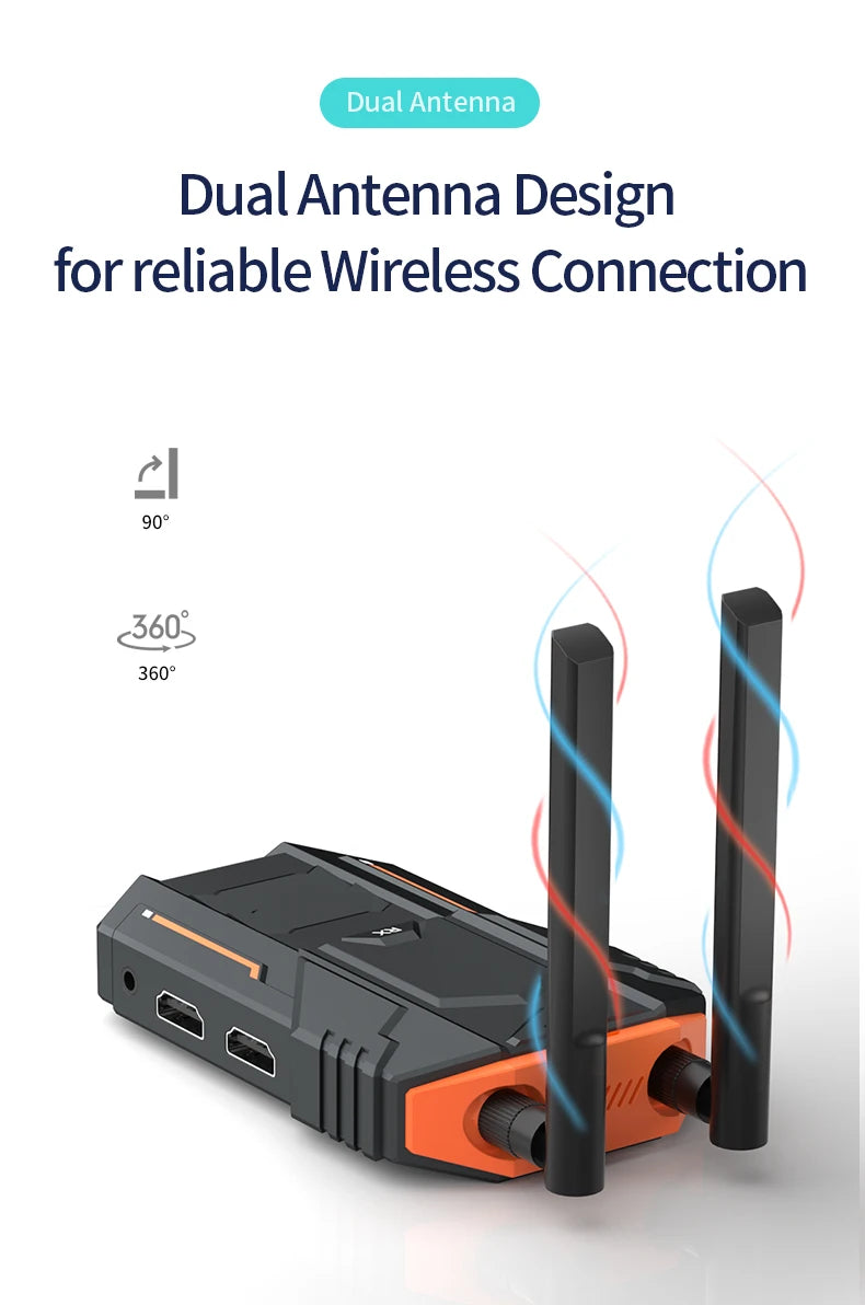 R100 Wireless Audio Video Extender Adapter HDMI Display Dongle with USB 3 4K/1080P Audio Transmitter Extensor and HDMI Receiver Ai-TechWorld   ai-techworld