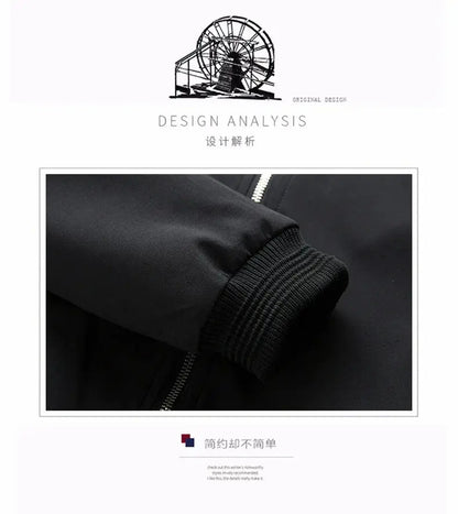 Men Bomber Jacket Thin Slim Long Sleeve baseball Jackets Mens Windbreaker Zipper Windbreaker Jacket Male Outwear Brand Clothing Ai-TechWorld 