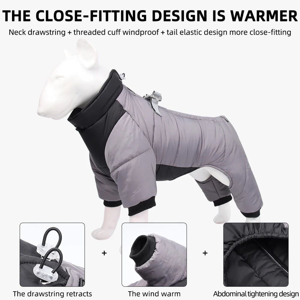 Winter Warm Thicken Pet Dog Jacket Waterproof Dog Clothes for Small Medium Dogs Puppy Coat Chihuahua French Bulldog Pug Clothing Ai-TechWorld 