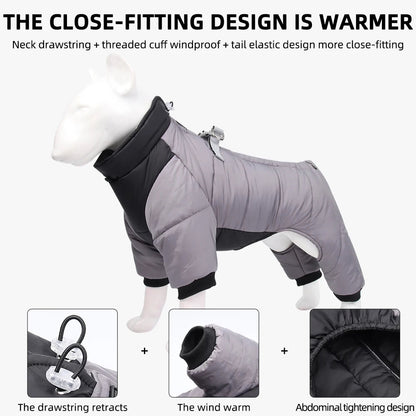 Winter Warm Thicken Pet Dog Jacket Waterproof Dog Clothes for Small Medium Dogs Puppy Coat Chihuahua French Bulldog Pug Clothing Ai-TechWorld 