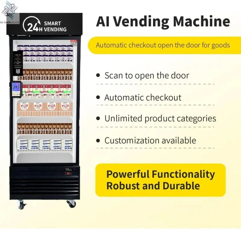HAHA Smart Vending Freezer POS NFC Temperature Range -8F to 50F for Ice Cream And Drinks(550) Ai-TechWorld 