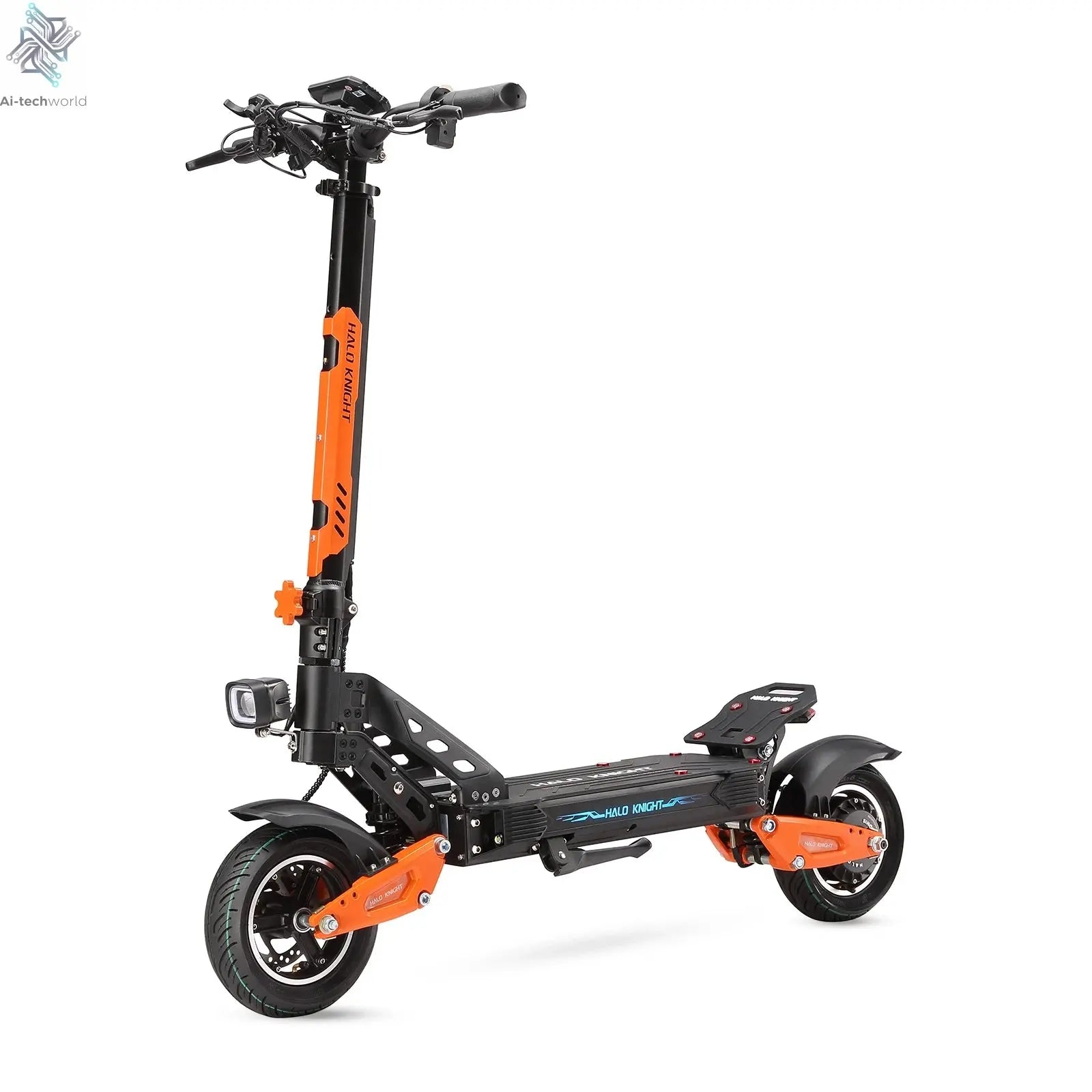 HALO KNIGHT T102 Electric Scooter Foldable 1200W 50KM/H Electric Scooters Cheap 52V 21AH E Scooter 10Inch Escooter for Adults Ai-TechWorld 
