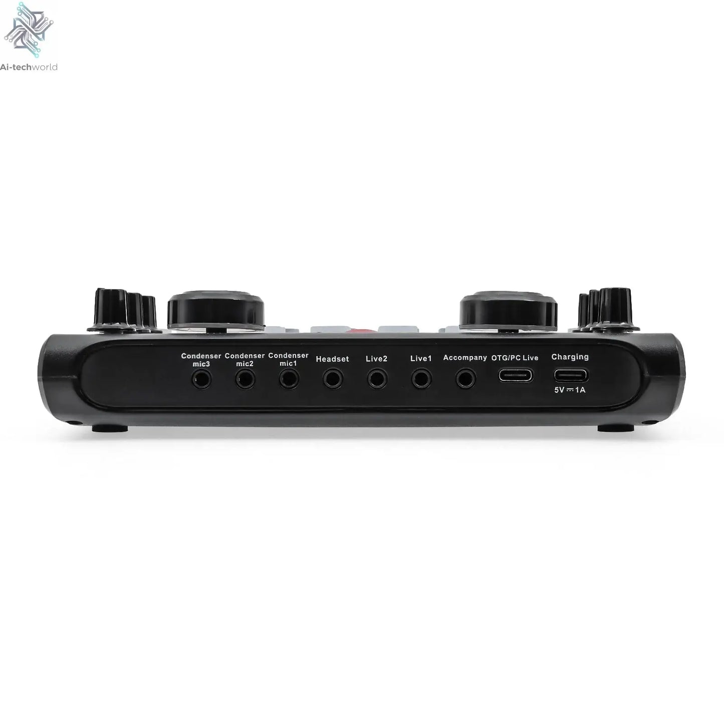 HD X60 Sound Card English Version Professional Sound Cards Audio Mixer For Karaoke Broadcast KTV Singing Live Sound Mixer Ai-TechWorld 