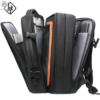 HK Business Backpack for Men Waterproof Anti-Theft 15.6” Laptop Backpack Casual Large Capacity Expandable Travel Bag Short Trip Ai-TechWorld