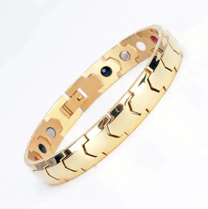 Men's Best Gifts-Fine Jewelry Stainless Steel Magnetic Therapy Energy Bracelet Classic Style for Father's Day and Anniversary Ai-TechWorld 