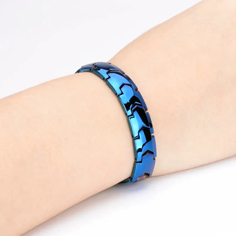 Men's Best Gifts-Fine Jewelry Stainless Steel Magnetic Therapy Energy Bracelet Classic Style for Father's Day and Anniversary Ai-TechWorld 