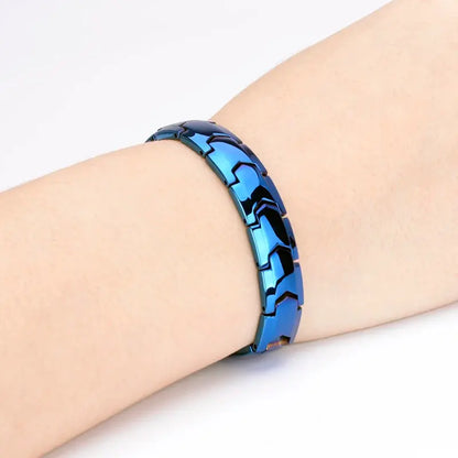 Men's Best Gifts-Fine Jewelry Stainless Steel Magnetic Therapy Energy Bracelet Classic Style for Father's Day and Anniversary Ai-TechWorld 