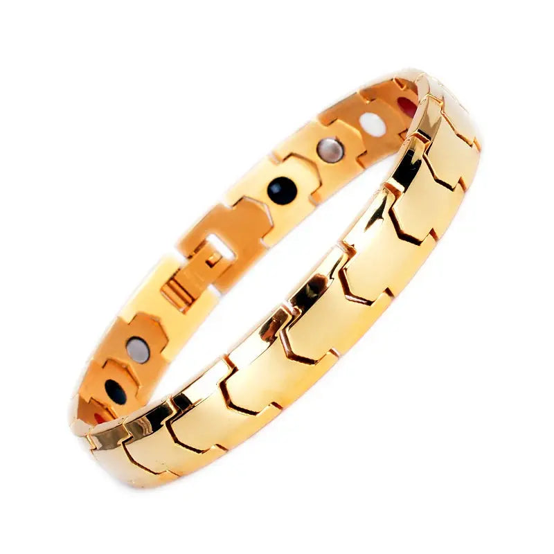 Men's Best Gifts-Fine Jewelry Stainless Steel Magnetic Therapy Energy Bracelet Classic Style for Father's Day and Anniversary Ai-TechWorld 