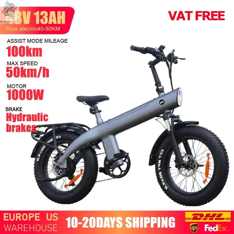 HUANCI Q3 Mountain Electric bicycle 2000W Adult electric bike 48V 20AH  City e bike Off-Road ebike Ai-TechWorld 
