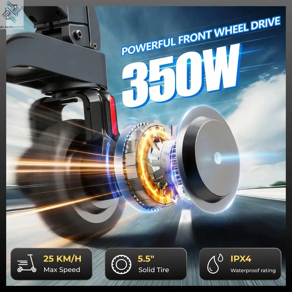 HUANCI X6 electric scooter 36V 7.5A Foldable E-Scooter 350W escooter 25km range e scooter kick scooter electric for adults kids - Ai-TechWorld