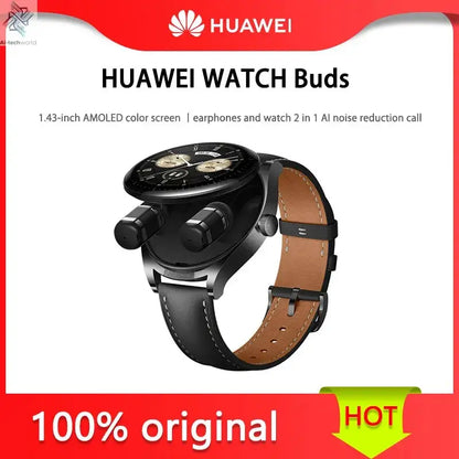 HUAWEI WATCH Buds Chinese version 1.43-inch AMOLED color screen earphones and watch 2 in 1 AI noise reduction call Ai-TechWorld 