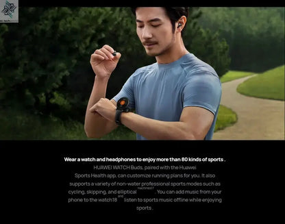 HUAWEI WATCH Buds Chinese version 1.43-inch AMOLED color screen earphones and watch 2 in 1 AI noise reduction call Ai-TechWorld 