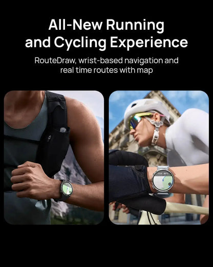 HUAWEI Watch GT 5 46mm Smartwatch, up to 14 Days Battery Life, All New Running and Cycling Sports Smart Watch, Sharp Edged Desig Ai-TechWorld 