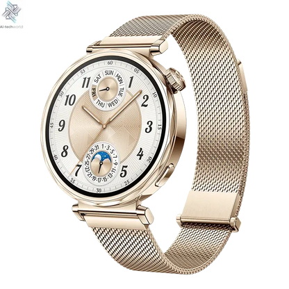 HUAWEI Watch GT 5 46mm Smartwatch, up to 14 Days Battery Life, All New Running and Cycling Sports Smart Watch, Sharp Edged Desig Ai-TechWorld 