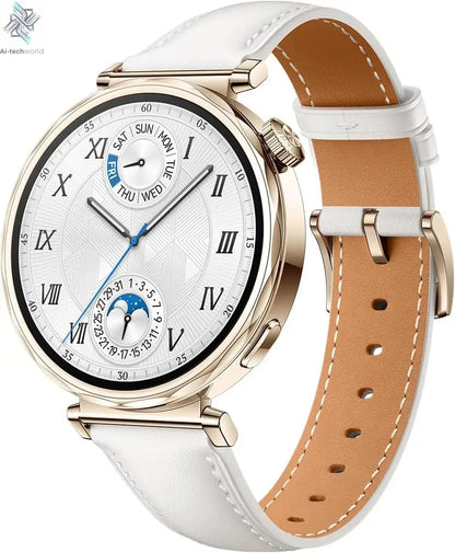 HUAWEI Watch GT 5 46mm Smartwatch, up to 14 Days Battery Life, All New Running and Cycling Sports Smart Watch, Sharp Edged Desig Ai-TechWorld 