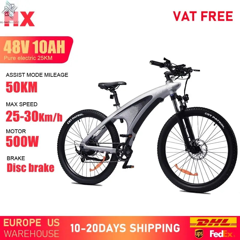 HX Q5 e bike 2000W adult Electric Bike 57KM/H 48V 20AH 27.5 Inch Off-Road Tire electric bicycle City E bikes mountain ebike Ai-TechWorld 