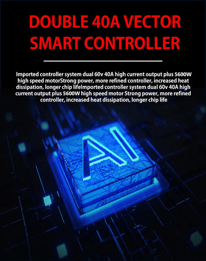 [8 models]10/11 Inch 48V-72V 1000W-6000W Electric Scooter 50-85km/h Fast E Scooter Off Road Electric Kick Scooter Foldable Adult Ai-TechWorld 