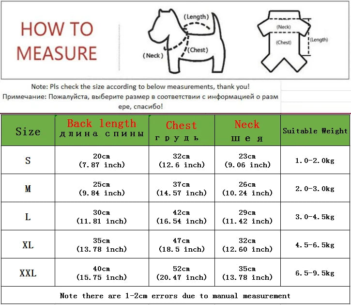 Thicken Warm Dog Jumpsuit Winter Pet Dogs Clothes for Chihuahua Coat Waterproof Hoodie Puppy Overalls Poodle Jacket Pet Apparel Ai-TechWorld 