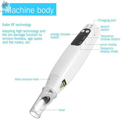Handheld Picosecond Laser Pen Tattoo Scar Freckle Removal Machine Skin Beauty Device - Ai - TechWorld