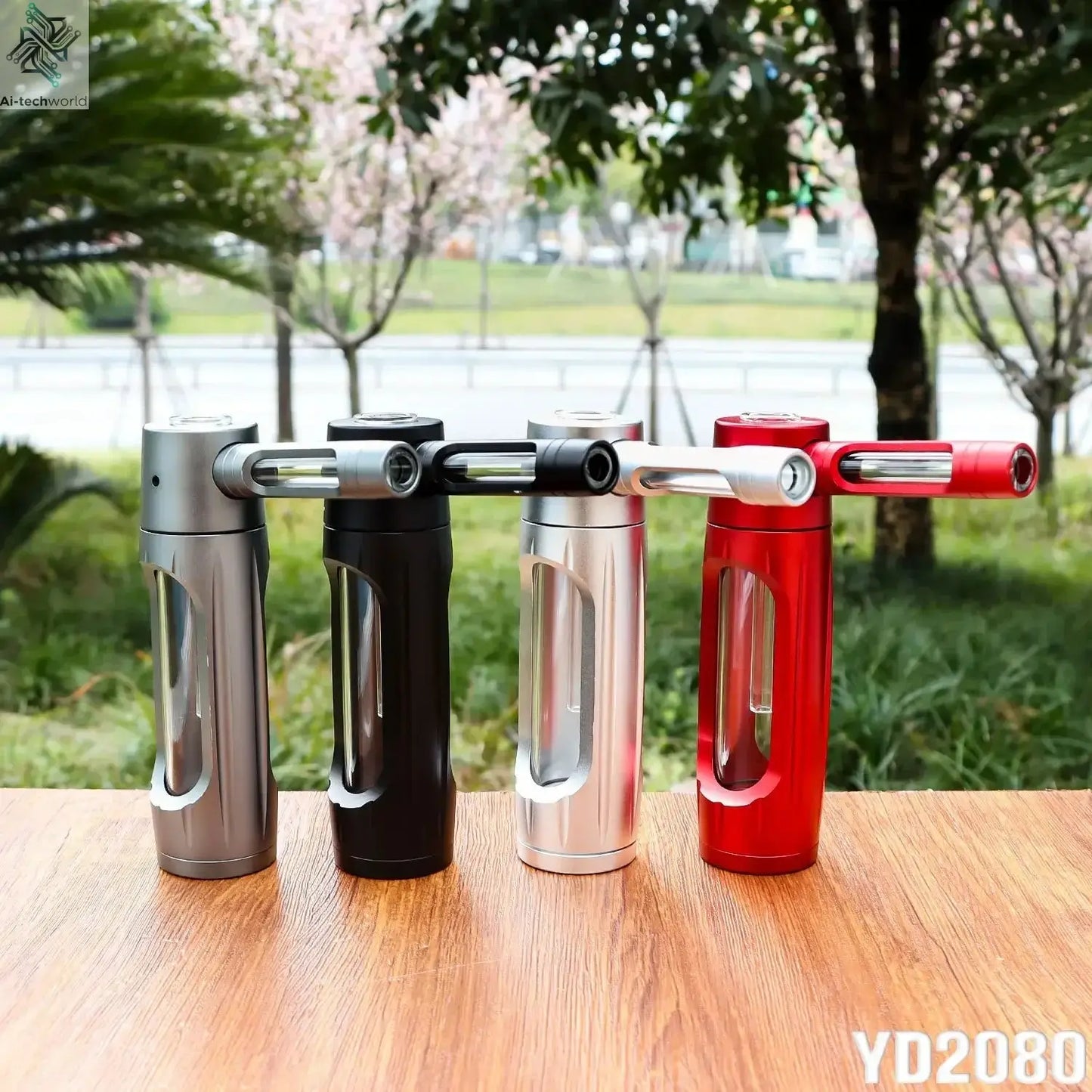 Handheld Smoking Pipe Grass Hookah Set with Dry Burning Glass Tobacco Bowl Cigarette Filters Shisha Pipes Smoke Accessories Ai-TechWorld 