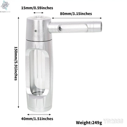 Handheld Smoking Pipe Grass Hookah Set with Dry Burning Glass Tobacco Bowl Cigarette Filters Shisha Pipes Smoke Accessories Ai-TechWorld 