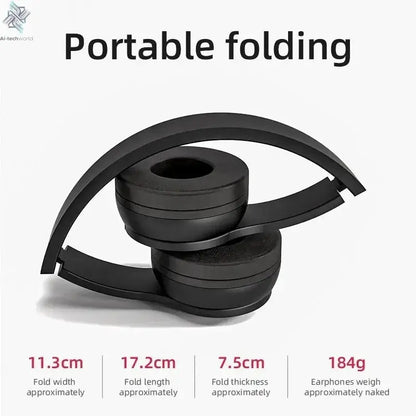 Handsfree Wireless Headphones Noise Canceling Headphone Earphone P47 headset Bluetooth Head Phone for iPhone Huawei Samsung S22 Ai-TechWorld 