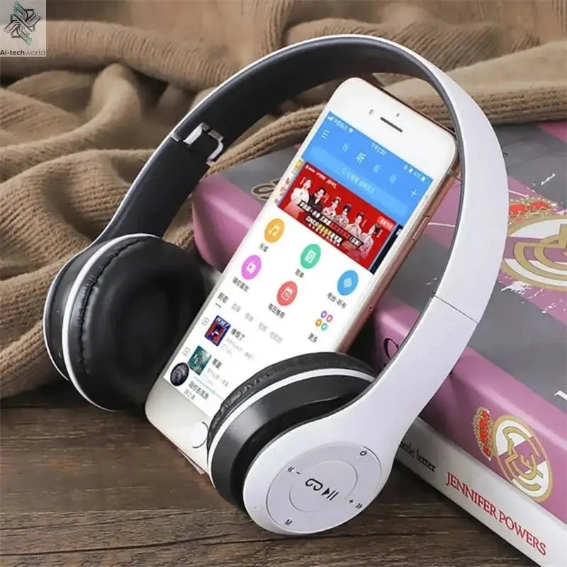 Handsfree Wireless Headphones Noise Canceling Headphone Earphone P47 headset Bluetooth Head Phone for iPhone Huawei Samsung S22 Ai-TechWorld 
