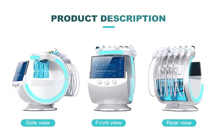 2025 Newest Profession 7 In 1 Smart Facial Cleansing Skin Analyze Deep Pore Vacuum Lift Anti-aging Beauty Machine Ice Blue Ai-TechWorld 