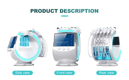 2025 Newest Profession 7 In 1 Smart Facial Cleansing Skin Analyze Deep Pore Vacuum Lift Anti-aging Beauty Machine Ice Blue Ai-TechWorld 