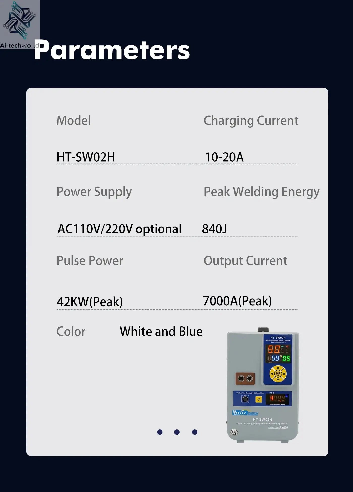 Heltec 21KW 12KW 36KW 42KW Portable Battery Automotive Spot Welder Capacitor Storage Point Welding Machine Efficient  Tools - Ai-TechWorld