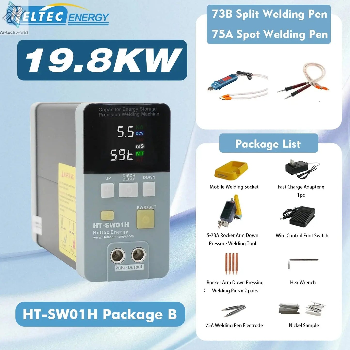 Heltec 21KW 12KW 36KW 42KW Portable Battery Automotive Spot Welder Capacitor Storage Point Welding Machine Efficient  Tools - Ai-TechWorld
