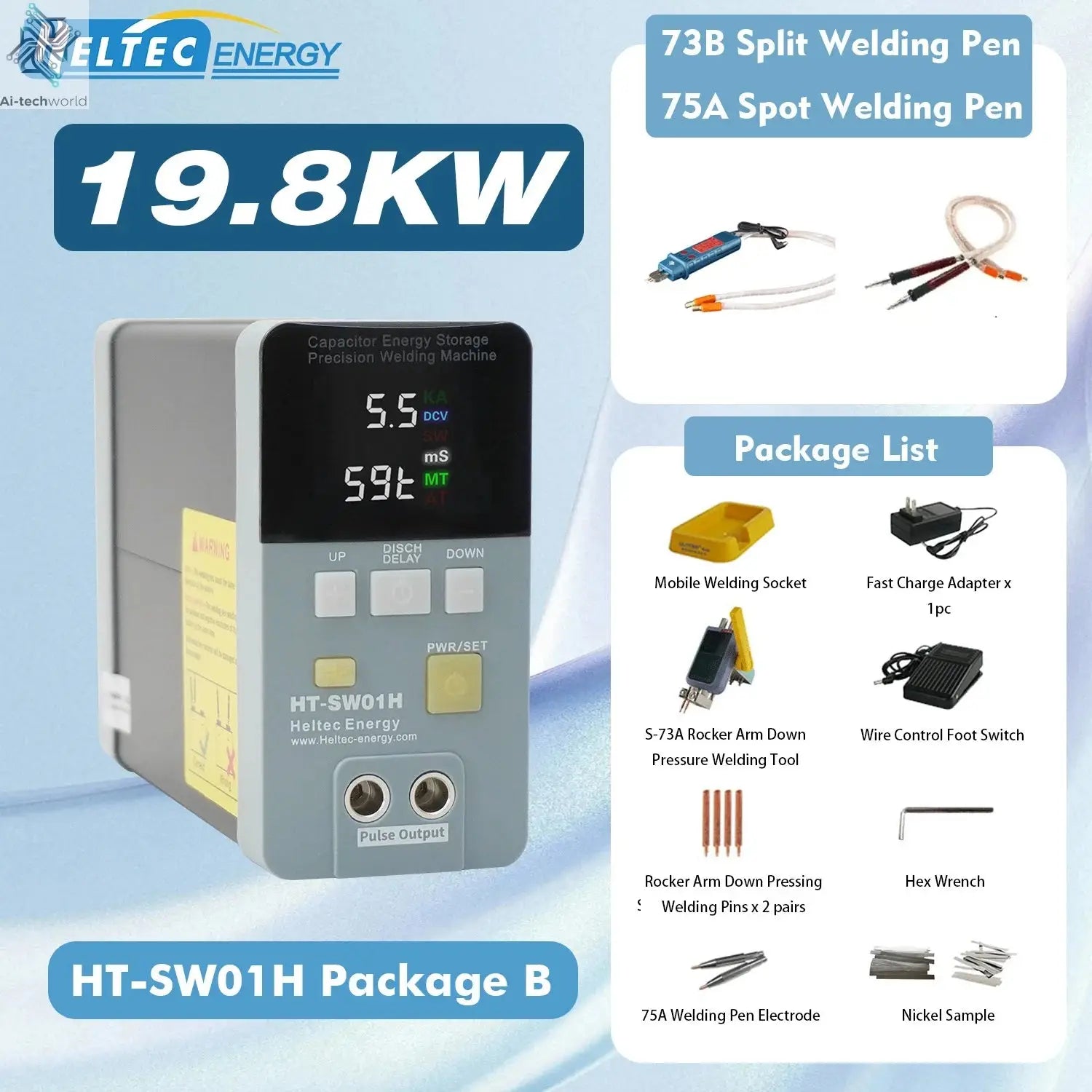 Heltec 21KW 12KW 36KW 42KW Portable Battery Automotive Spot Welder Capacitor Storage Point Welding Machine Efficient  Tools - Ai-TechWorld