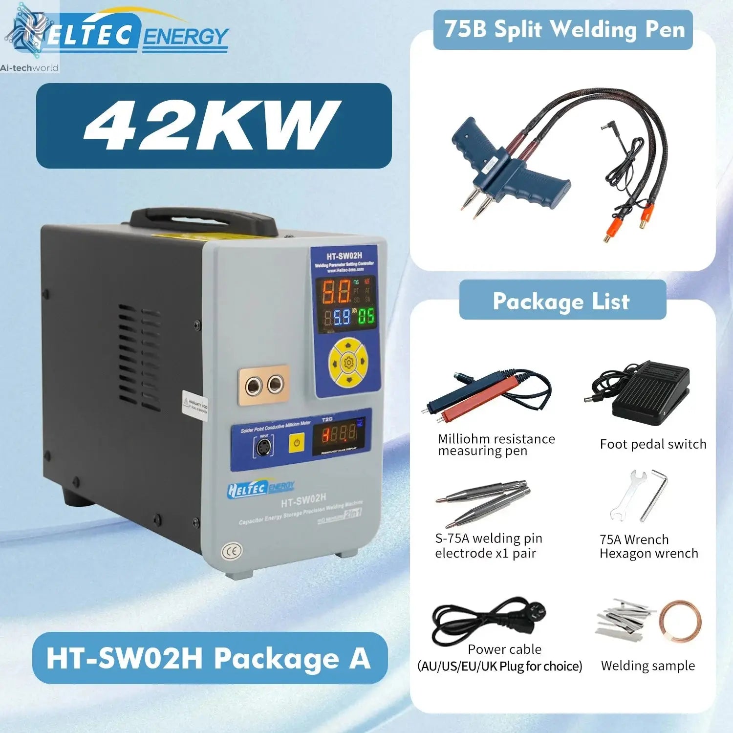 Heltec 21KW 12KW 36KW 42KW Portable Battery Automotive Spot Welder Capacitor Storage Point Welding Machine Efficient  Tools - Ai-TechWorld