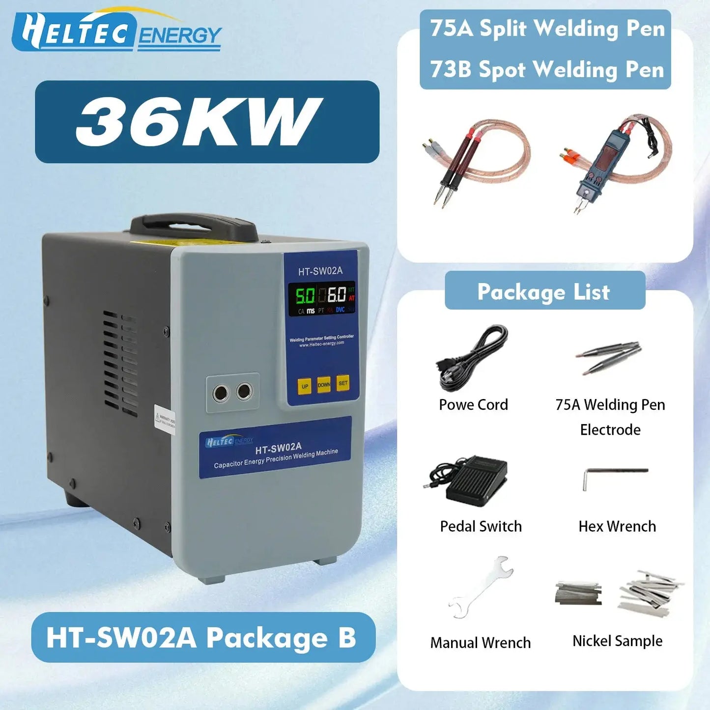 Heltec 21KW 12KW 36KW 42KW Portable Battery Automotive Spot Welder Capacitor Storage Point Welding Machine Efficient  Tools - Ai-TechWorld