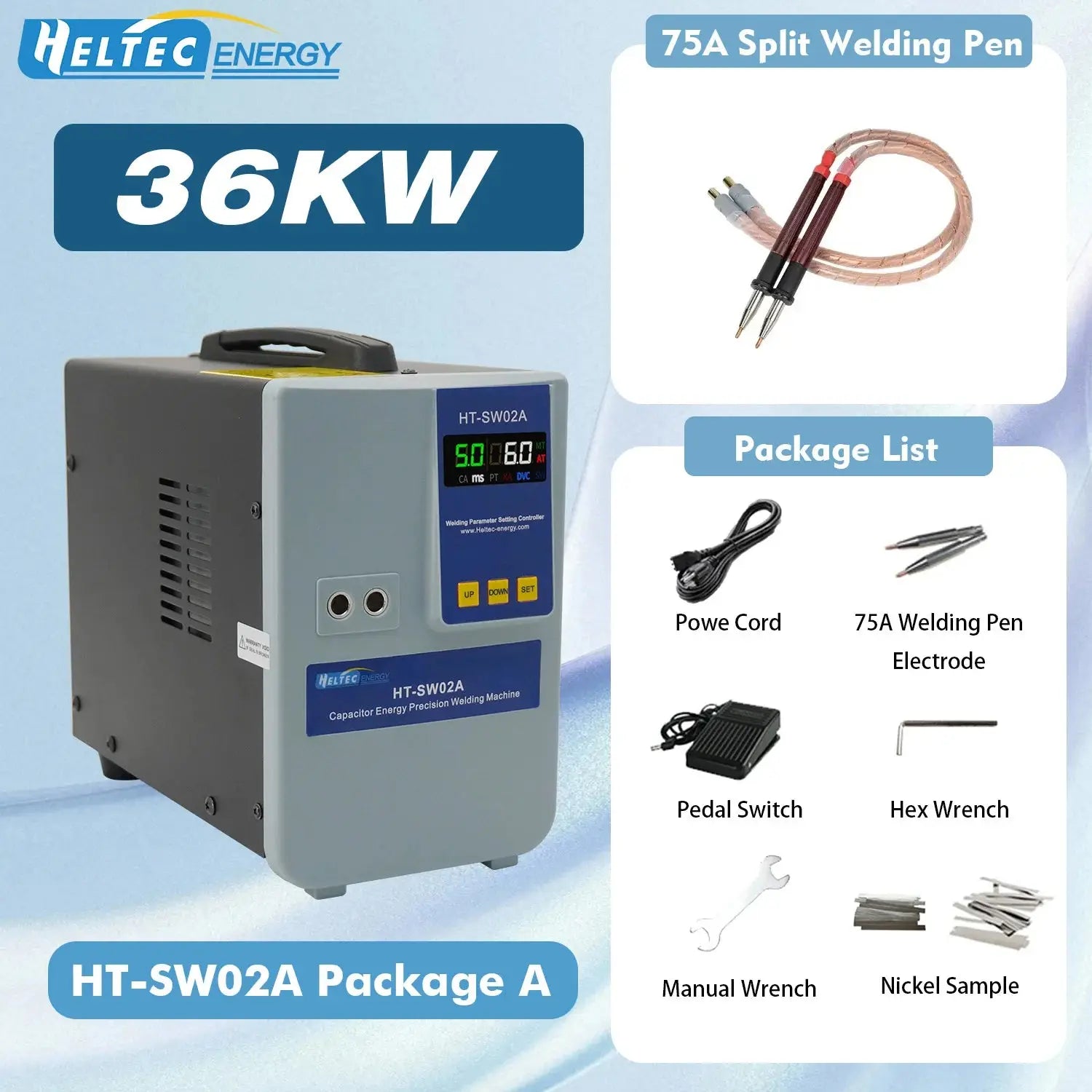 Heltec 21KW 12KW 36KW 42KW Portable Battery Automotive Spot Welder Capacitor Storage Point Welding Machine Efficient  Tools - Ai-TechWorld