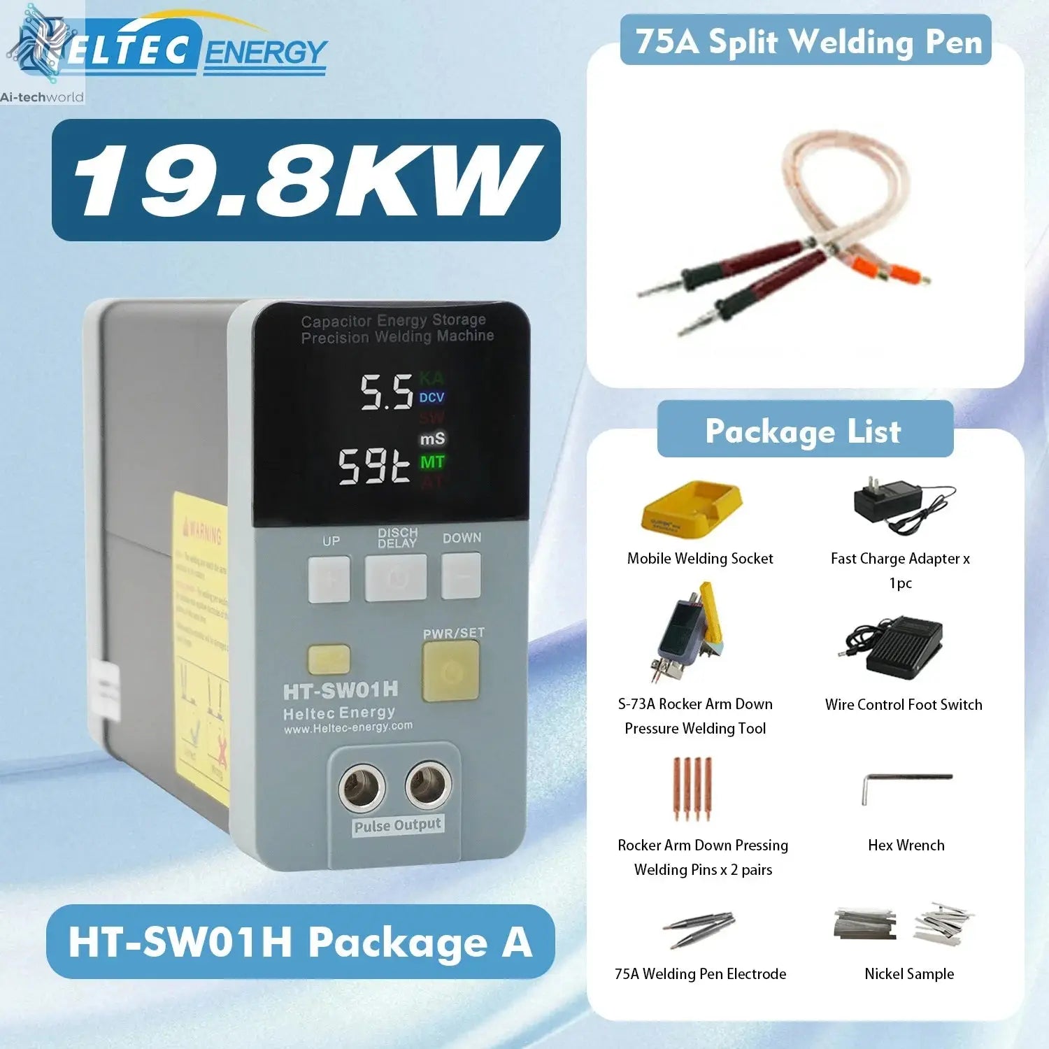 Heltec 21KW 12KW 36KW 42KW Portable Battery Automotive Spot Welder Capacitor Storage Point Welding Machine Efficient  Tools - Ai-TechWorld