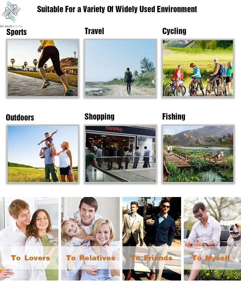 Heroic Knight Multifunctional Men's Backpack 15.6" Laptop Backpack Waterproof Large Capacity Work Travel Backpack with USB Port - Ai - TechWorld