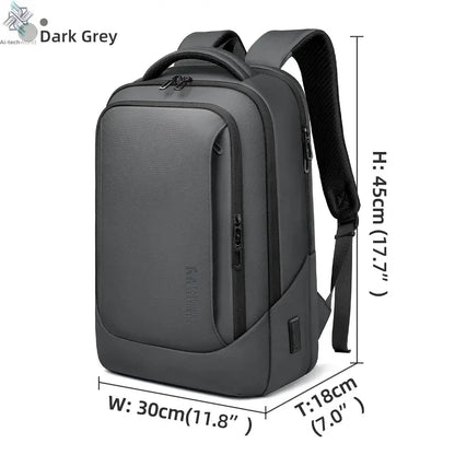 Heroic Knight Multifunctional Men's Backpack 15.6" Laptop Backpack Waterproof Large Capacity Work Travel Backpack with USB Port - Ai - TechWorld