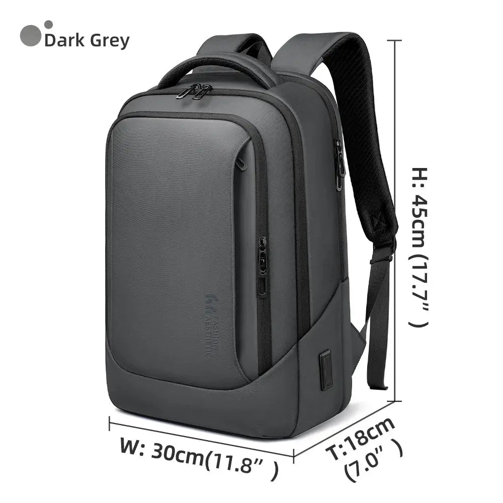 Heroic Knight Multifunctional Men's Backpack 15.6" Laptop Backpack Waterproof Large Capacity Work Travel Backpack with USB Port Ai-TechWorld