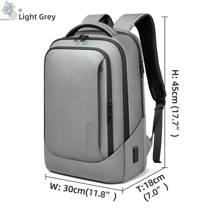 Heroic Knight Multifunctional Men's Backpack 15.6" Laptop Backpack Waterproof Large Capacity Work Travel Backpack with USB Port Ai-TechWorld
