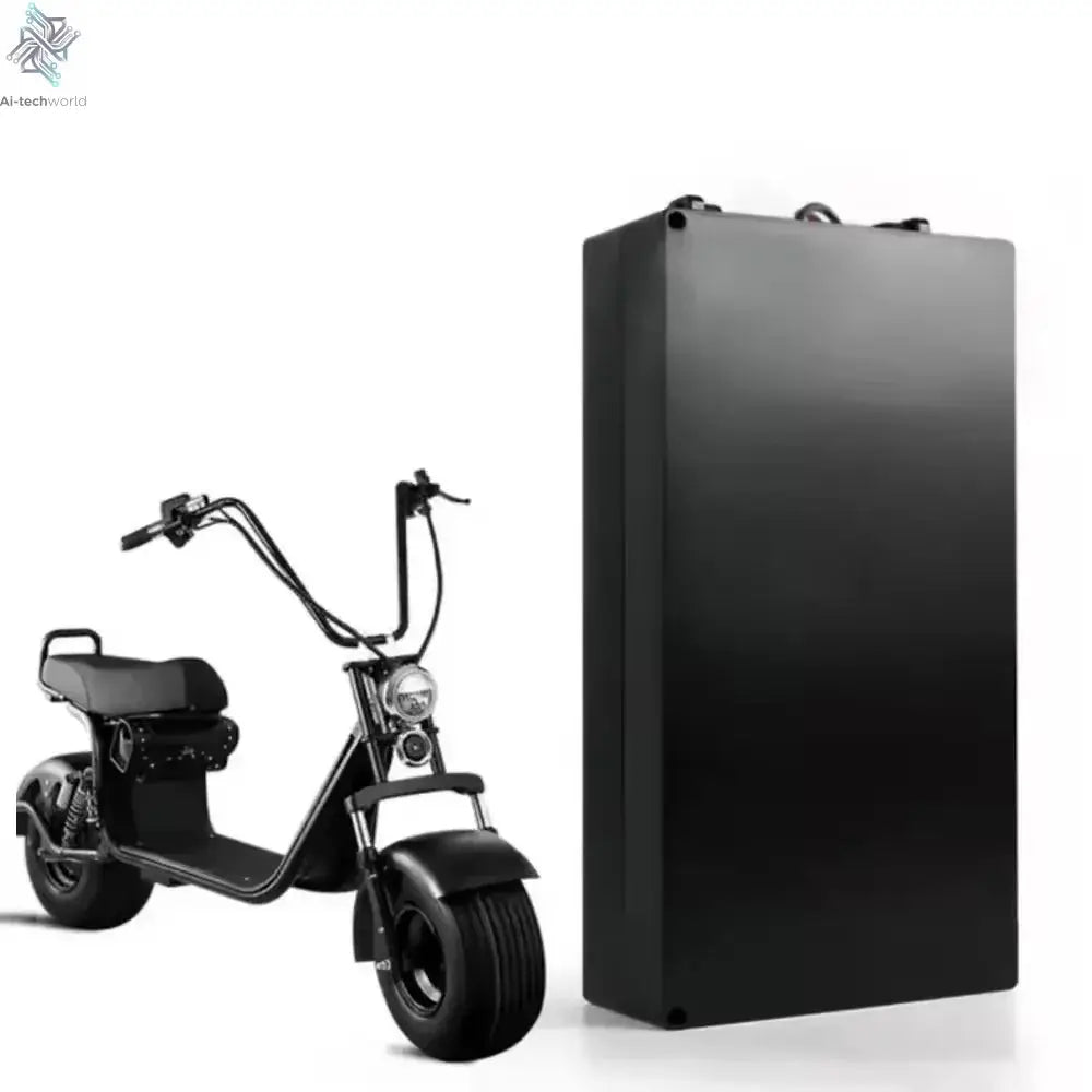 High Capacity 60V 12Ah Lithium Ion Battery Waterproof Replacement for Harley Citycoco Electric Motorcycle Scooter - Ai-TechWorld