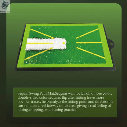 High Quality Golf Training Pad For Swing Detection Batting Ball Trace Directional Mat Swing Path Pads Swing Practice Pads - Ai-TechWorld