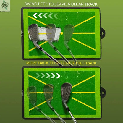 High Quality Golf Training Pad For Swing Detection Batting Ball Trace Directional Mat Swing Path Pads Swing Practice Pads - Ai-TechWorld